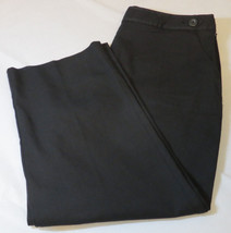 Womens women&#39;s Talbots stretch capri pants 12 black 219224-78 NEW NWT - £28.33 GBP