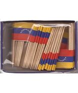 25 Box Wholesale Lot of Venezuela Toothpick Flags, 2500 Small Mini Flags - $75.00