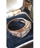 Vintage 1990-s 14 Ct Rolled Gold Zircon Ring Size UK M 1/2 US 6 1/2- Hal... - $1,477.86 MXN