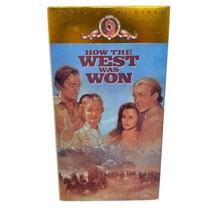 How the West Was Won 2-Tape Set VHS Video Western Action Color Vintage - £6.74 GBP