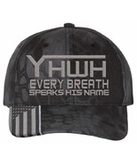 YHWH Jesus God Embroidered Hat with FREE 4" Cross Nails Decal - $22.76