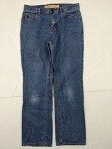 Eddie Bauer Bootcut Womens Jeans Regular Sz 10 Cotton Blue - £10.00 GBP