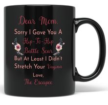 PixiDoodle Mothers Day Coffee Mug - Mothers Day From Daughter C Section For Mom  - £20.40 GBP+