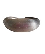 Vintage Estate silver tone cuff bracelet double hinged sides - $10.00