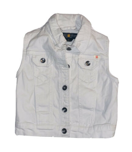 girls Lucky Brand White Vest size s - $12.00