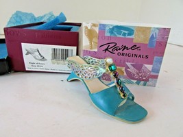 RAINE JUST THE RIGHT SHOE MINI COLLECTIBLE SHOE FLIGHT OF FANCY EVENT 2001 - $147.12 MXN