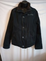 Hollister Women&#39;s Size Small Black Lined Jacket - £22.37 GBP