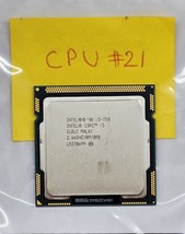 2.7 Ghz Gen 2nd Intel Core i5-2500S Quad-Core Processor SR009 Socket LGA1155 #21 - $12.86