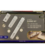 Commercial Electric Surge Protector 9-Outlets Totally (3-Pack) - $29.57 CAD