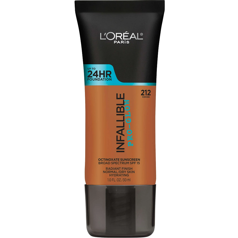 L&#39;oreal Infallible Pro-Glow Liquid Foundation #212 Cocoa - $6.67