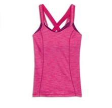 Lululemon Run For Gold Tank Top Heathered Jewelled Magenta/Regal Plum Size 4 - £39.33 GBP