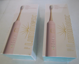 Two Lumineux Electic Toothbrush Pink Deep Cleaning Dental Care Pink - Sealed - $674.33 MXN