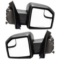 Power/Heated Side Mirrors Replacement Left/Right For 2015-2018 Ford F150 (8 Pin - £140.75 GBP