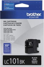 Brother Lc101Bk Genuine Standard Yield Black Ink Cartridge, Replacement Black - £30.79 GBP