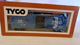 HO Scale Tyco 40&#39; Box Car, Boston &amp; Maine, Blue, #70056 BNOS - £23.98 GBP