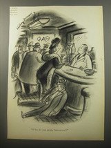 1950 Cartoon by Whitney Darrow, Jr. - What do you mean, unescorted? - £14.62 GBP