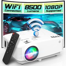 The Tmy Mini Wifi Projector 8500 Lumen, 1080P Fhd Supported, Portable Ou... - £51.14 GBP