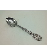 Oneida Community Stainless Spoon Teaspoon Chandelier Pattern Pierced Handle - £13.50 GBP