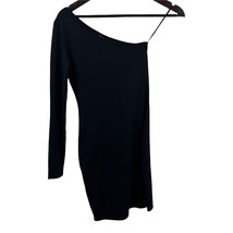 &amp; Other Stories Black One Shoulder Bodycon Dress Size 4 - £21.04 GBP