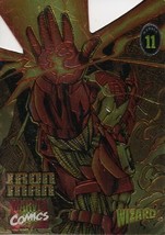 Marvel Comics Ironman Foil Wizard Trading Card 1996 - £3.92 GBP