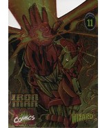 Marvel Comics Ironman Foil Wizard Trading Card 1996 - $4.99
