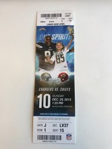 2013 NFL CHIEFS @ CHARGERS UNUSED FOOTBALL TICKET - €4,32 EUR