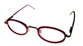 Bob Mackie Mens Red Oval Metal Eyewear Frame. BM 853. 46mm - £25.08 GBP