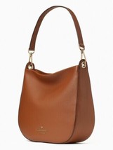 Kate Spade Lexy Shoulder Bag Brown Leather Large Hobo K4659 NWT $399 Retail - £130.39 GBP