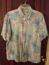 Men&#39;s Margaritaville Short Sleeve Button Up Hawaiian Shirt Size: Large - £11.61 GBP