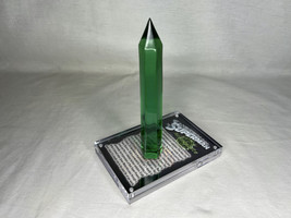 Superman Kryptonite, Green Acrylic Crystal, Real Prop Replica, Display Plaque - £55.65 GBP