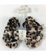 Nicole Miller Toddler Girls Leopard Slide Sandals Faux Fur Buckle Strap ... - $23.00 CAD