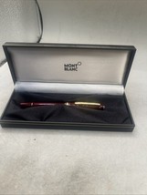 MONTBLANC Meisterstuck Gold Plated Burgundy Red Classique 164R Ballpoint... - $3,328.94 MXN