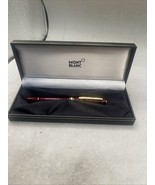MONTBLANC Meisterstuck Gold Plated Burgundy Red Classique 164R Ballpoint... - $3,328.94 MXN