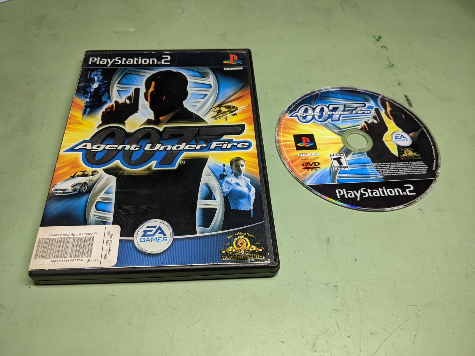 007 Agent Under Fire Sony PlayStation 2 Disk and Case - $5.70