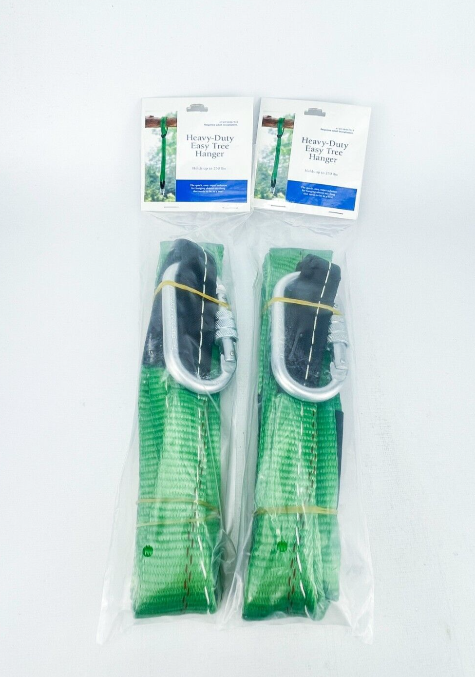 Hearth Song Heavy Duty Easy Tree Hanger Holds Up to 250lbs Lot 2 Strap C... - $19.30