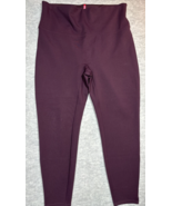 Spanx Burgundy Leggings Pull On Athleisure Women’s 3X Casual - $22.54
