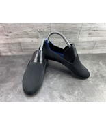Rothy&#39;s Flats Women 7 M Shoes Black Blue Knit Round Toe Slip On Venetian... - $51.36 CAD