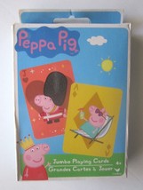 Cardinal Peppa Pig Jumbo Playing Cards Ages 4+ Pkg New! - £5.20 GBP