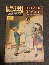 Classics Illustrated - No. 23 - Oliver Twist - Vintage Comic book 15 cen... - $5.45