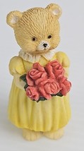 VTG 1991 TeddY Porcelain Figurine Girl with Roses. 2&#39; approx.. - £3.12 GBP