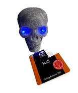 Seasonal Colletion Glittered  Flashing Multi Color Silver Skull Lights U... - $293.69 MXN