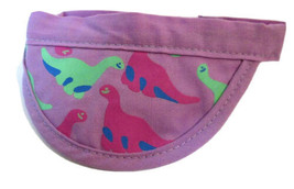 Vintage Mattel HOT LOOKS Purple Dinosaur Sun Visor Hat for Doll Accessor... - £3.93 GBP