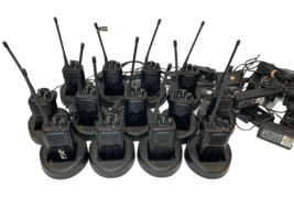 Lot of 13 Motorola Vertex VX-261 16 Channel w/ battery chargers Tested &amp; Working - $1,188.00