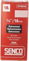 Senco 5/8 in. Galvanized 5000 Per Box 18 Gauge Slight-Headed Brad Nails - $15.95