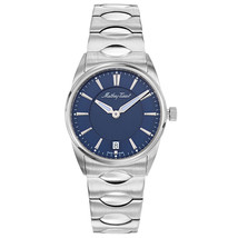 Mathey Tissot Women&#39;s Classic Blue Dial Watch - D791ABU - £95.37 GBP