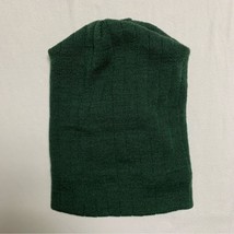 Thinsulate Green Knit Beanie Hat Fleece Lined Cap Warm Winter Preppy Snow Ski - £12.41 GBP