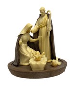 NATIVITY ~ JOSEPH, MARY,  BABY JESUS STATUE/FIGURE MOD. DEPOSE ITALY - $22.44