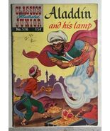 CLASSICS ILLUSTRATED JUNIOR #516 Aladdin &amp; His Lamp (HRN 517) 1955 1st VG+ - $14.84