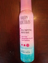 Salon Selectives Plumping Mousse Crunch Free 4oz Extra Hold #3-Brand New-SHIP24H - £10.64 GBP