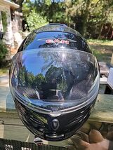 VCAN Model 608 Full Face Modular Flip-Up Motorcycle Helmet Size Medium B... - $14.85